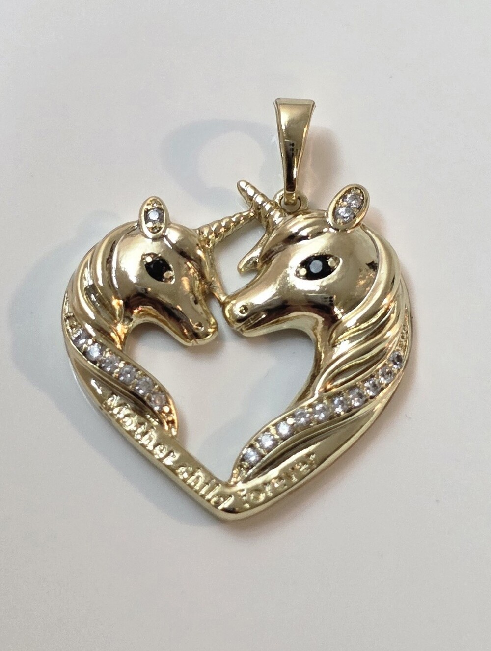 Double Unicorn Pendant